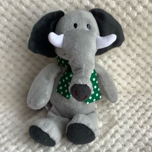 Kinder Surprise Ferrero Canada Plush Grey Elephant Stuffed Toy